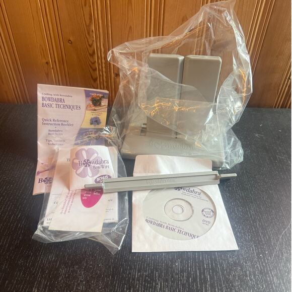 NEW Bowdabra & Mini Bowdabra Bowmaker with DVD Gifts Wedding Crafts - Picture 3 of 6